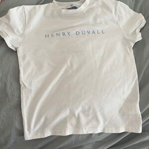 Kids White Short Sleeve Logo Tee